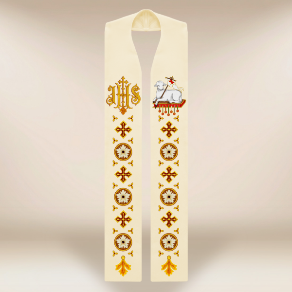 Embroidered Stola "Agnus Dei"