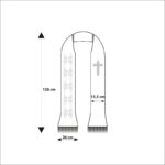 embroidered liturgical stole IHS