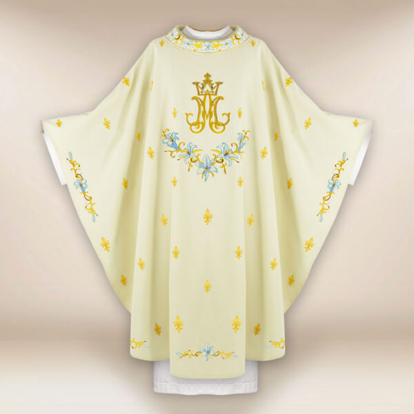 Ornat haftowany “Maryjny z Liliami”