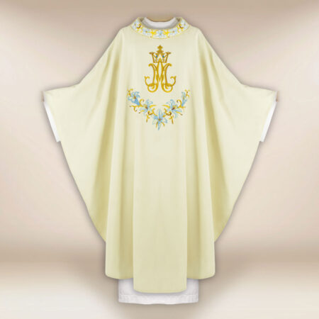 Ornat haftowany “Maryjny z Liliami”