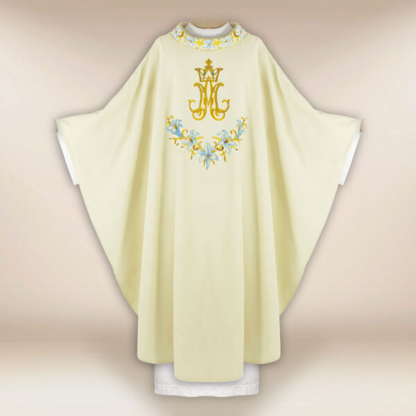 Ornat haftowany “Maryjny z Liliami”