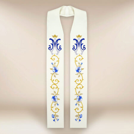 Stuła haftowana “Maryjna”