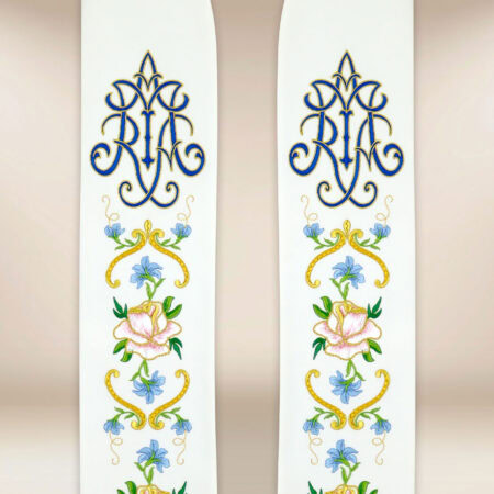 Stuła haftowana “Maryjna”