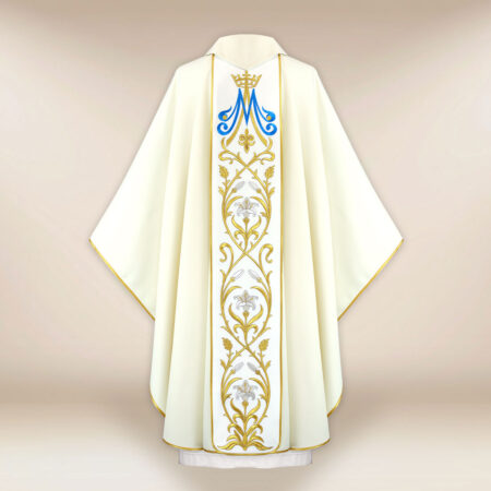 Embroidered Chasuble Heart of Mary