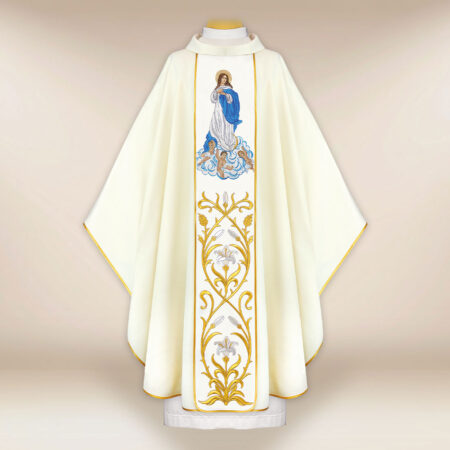 Embroidered Chasuble of the Assumption of the Blessed Virgin Mary