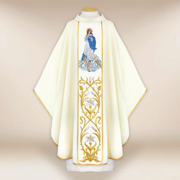 Embroidered Chasuble of the Assumption of the Blessed Virgin Mary