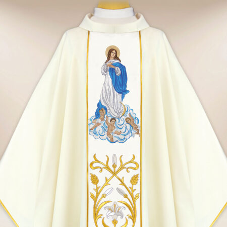 Embroidered Chasuble of the Assumption of the Blessed Virgin Mary