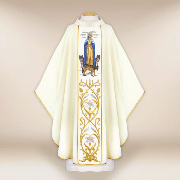 Embroidered Chasuble Our Lady of the Candlemas