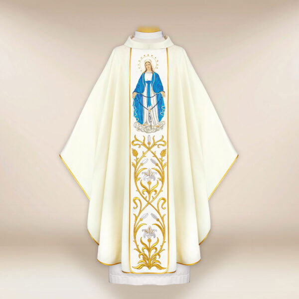 Embroidered Chasuble Our Lady of the Rosary