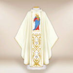 Chasuble with Embroidered Image "Our Lady Help of Christians"