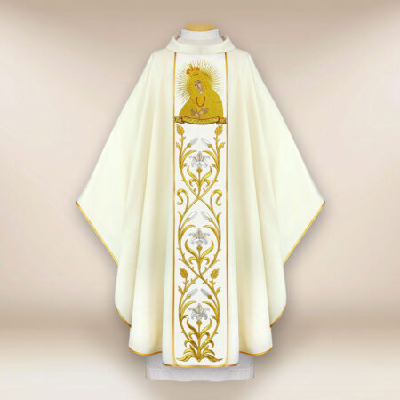 Embroidered chasuble Our Lady of Ostra Brama