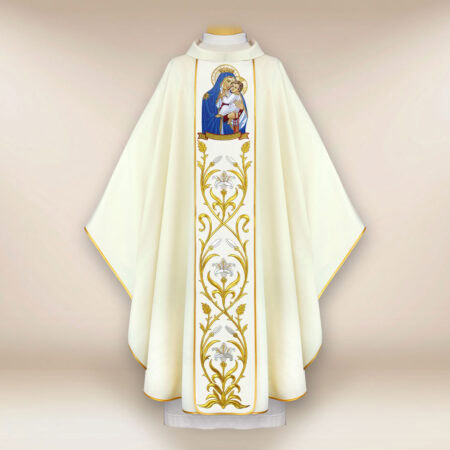 Embroidered Chasuble Our Lady of Mount Carmel