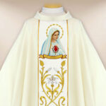 Embroidered Chasuble Our Lady of Fatima
