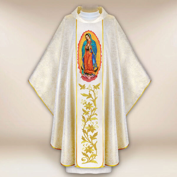 Embroidered chasuble Our Lady of Guadalupe