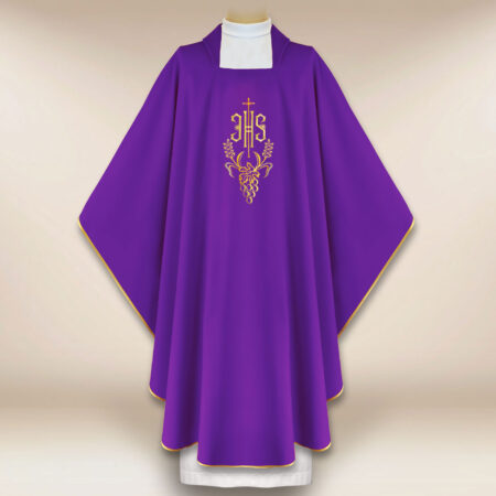 Ornat haftowany “IHS”