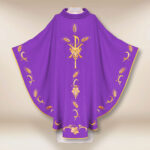 Ornat haftowany fioletowy