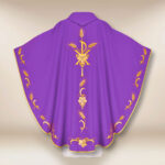 Ornat haftowany fioletowy