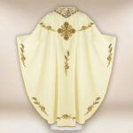 Liturgical Chasuble with IHS Embroidery
