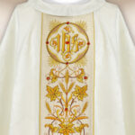 Cream Embroidered Chasuble