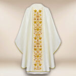 Cream Embroidered Chasuble