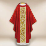 Embroidered Chasuble with PX Christum