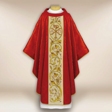 Embroidered Chasuble with PX Christum