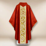 Embroidered Chasuble with PX Christum