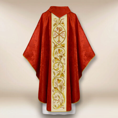 Embroidered Chasuble with PX Christum