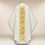 Embroidered Chasuble with PX Christum