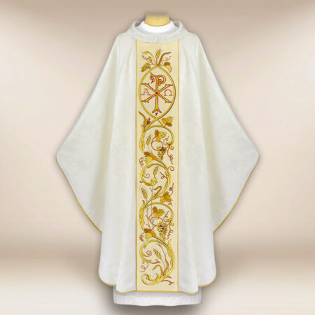 Embroidered Chasuble with PX Christum