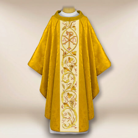 Embroidered Chasuble with PX Christum