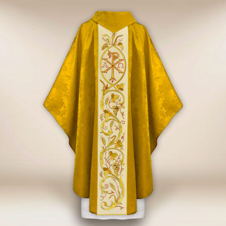 Embroidered Chasuble with PX Christum
