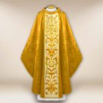 Embroidered Golden IHS Chasuble