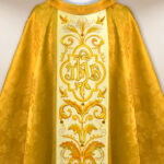 Embroidered Golden IHS Chasuble