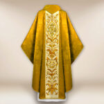 Embroidered Golden IHS Chasuble