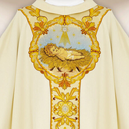 Embroidered Chasuble for Christmas