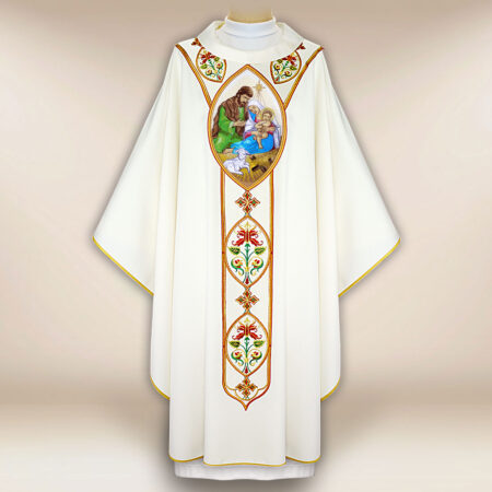 Embroidered Chasuble for Christmas