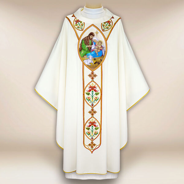 Embroidered Chasuble for Christmas