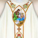 Embroidered Chasuble for Christmas