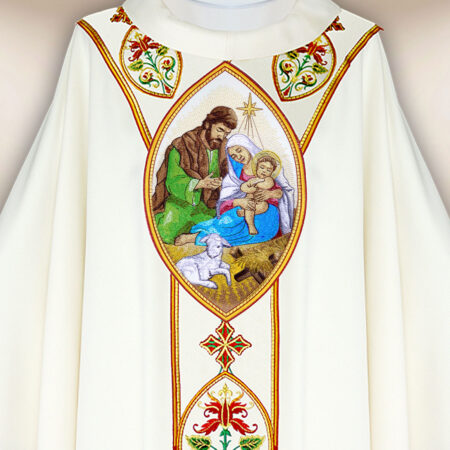 Embroidered Chasuble for Christmas