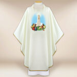 Chasuble with a Photographic Image of "Our Lady of Fatima"