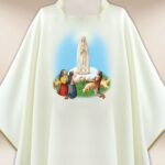 Chasuble with a Photographic Image of "Our Lady of Fatima"