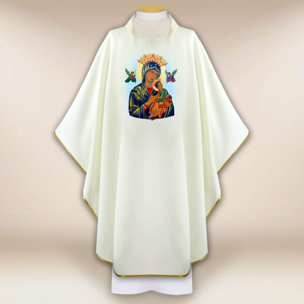 Ornat z wizerunkiem fotograficznym „Matka Boża Nieustającej Pomocy”