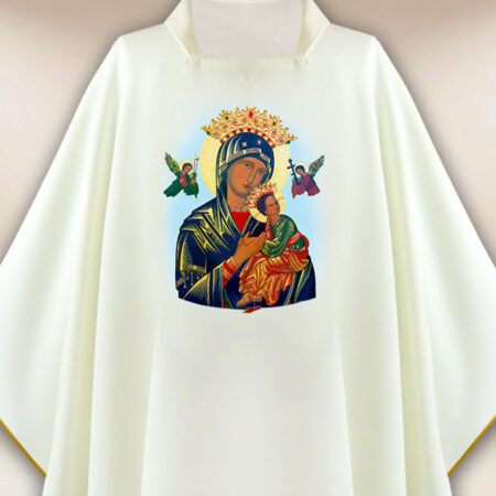 Ornat z wizerunkiem fotograficznym „Matka Boża Nieustającej Pomocy”