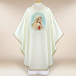 Chasuble with a Photographic Image of "Our Lady of Fatima"