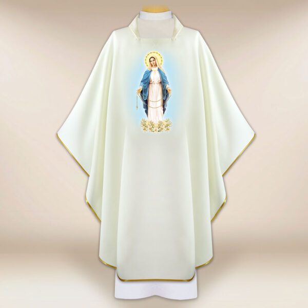 Chasuble with the Image of Our Lady of the Rosary
