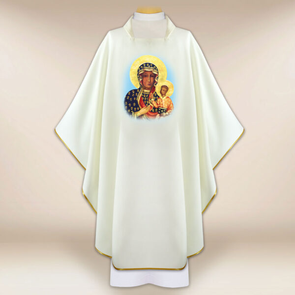 Ornat z wizerunkiem fotograficznym „Matka Boża Częstochowska”