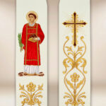 Stuła haftowana “Św. Szczepan”