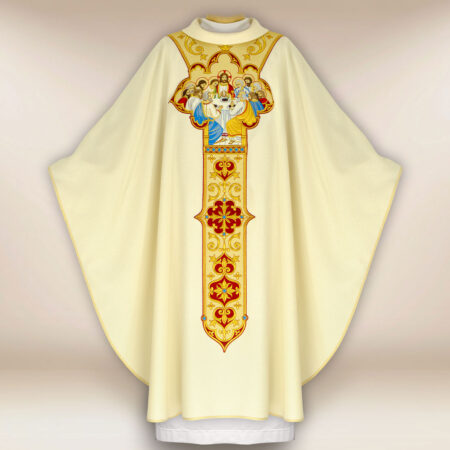 Embroidered Chasuble The Last Supper ecru