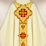 Embroidered Chasuble The Last Supper ecru